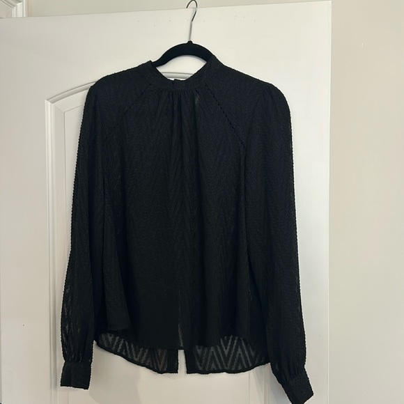 Sheer black top - Picture 1 of 2